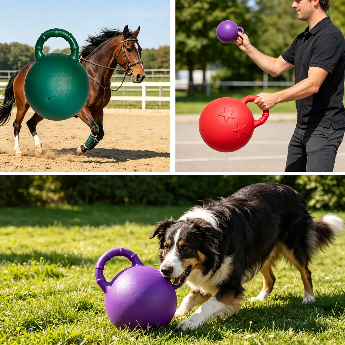 Fruit Scented Horse Play Ball Anti Burst - ProPawPet.com