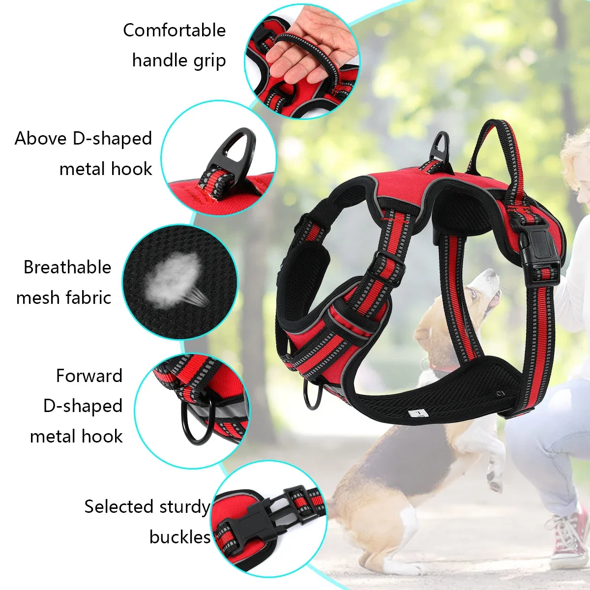 Adjustable Dog Harness Vest Pet Reflective - ProPawPet.com