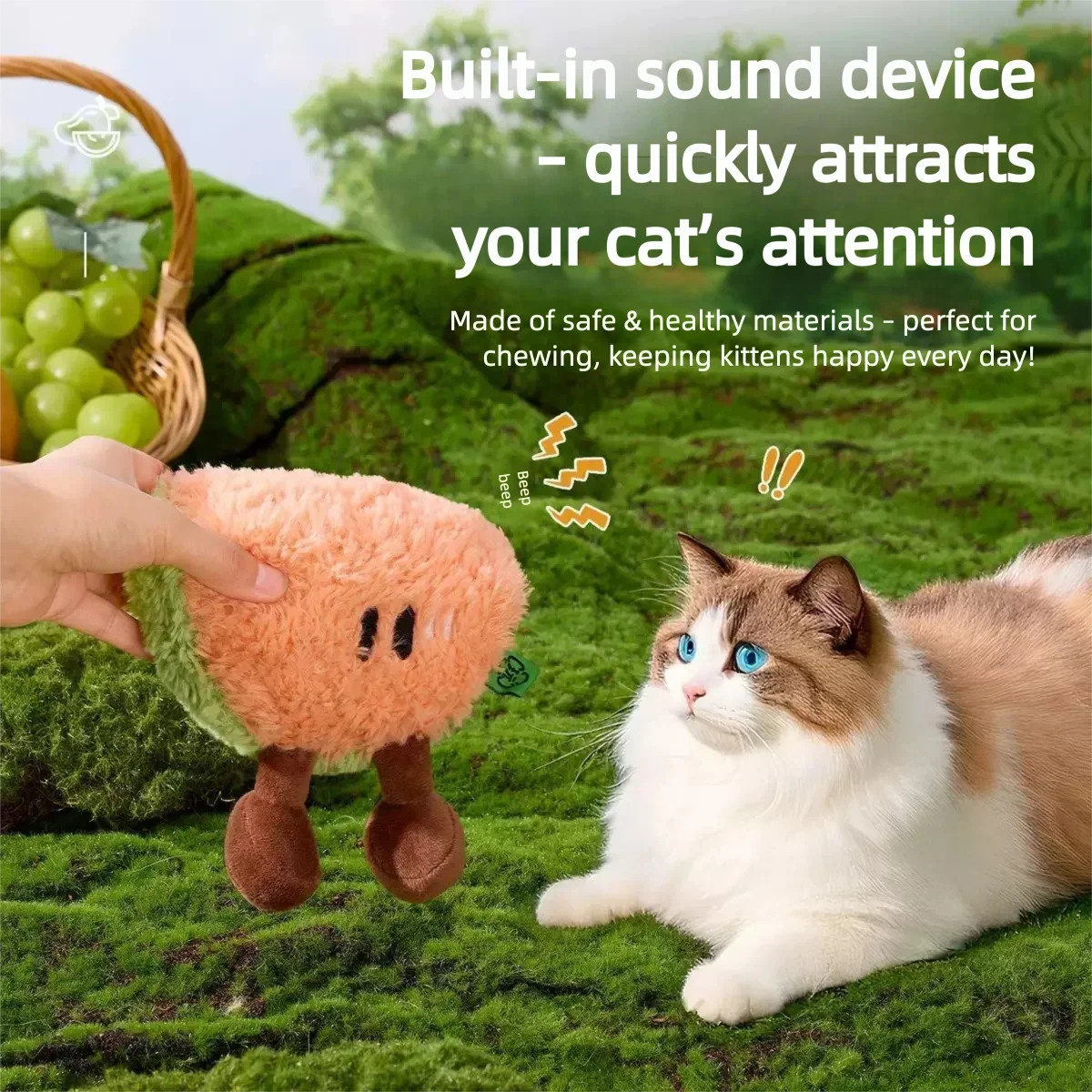 Catnip Fruit Plush Toy for Cats – - ProPawPet.com