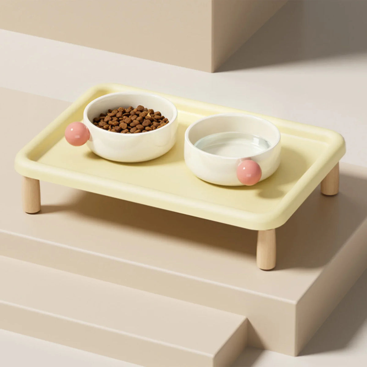 Elevated Cat Food Bowl Platform Portable for - ProPawPet.com