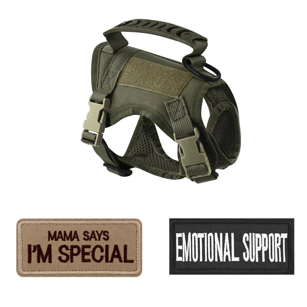Tactical Cat Harness Escape Proof Adjustable Military Style – Cat Supplies