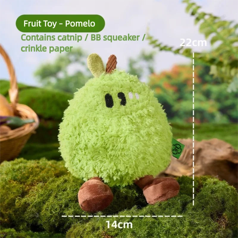 Catnip Fruit Plush Plaything, Interactive