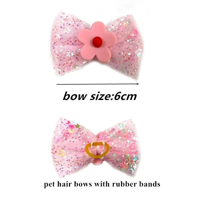 30/50pcs Pet Bows Spring Small Dog Hair - ProPawPet.com