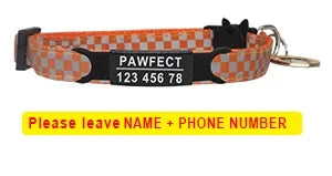 Cat Collar Custom Personalized ID Free - ProPawPet.com