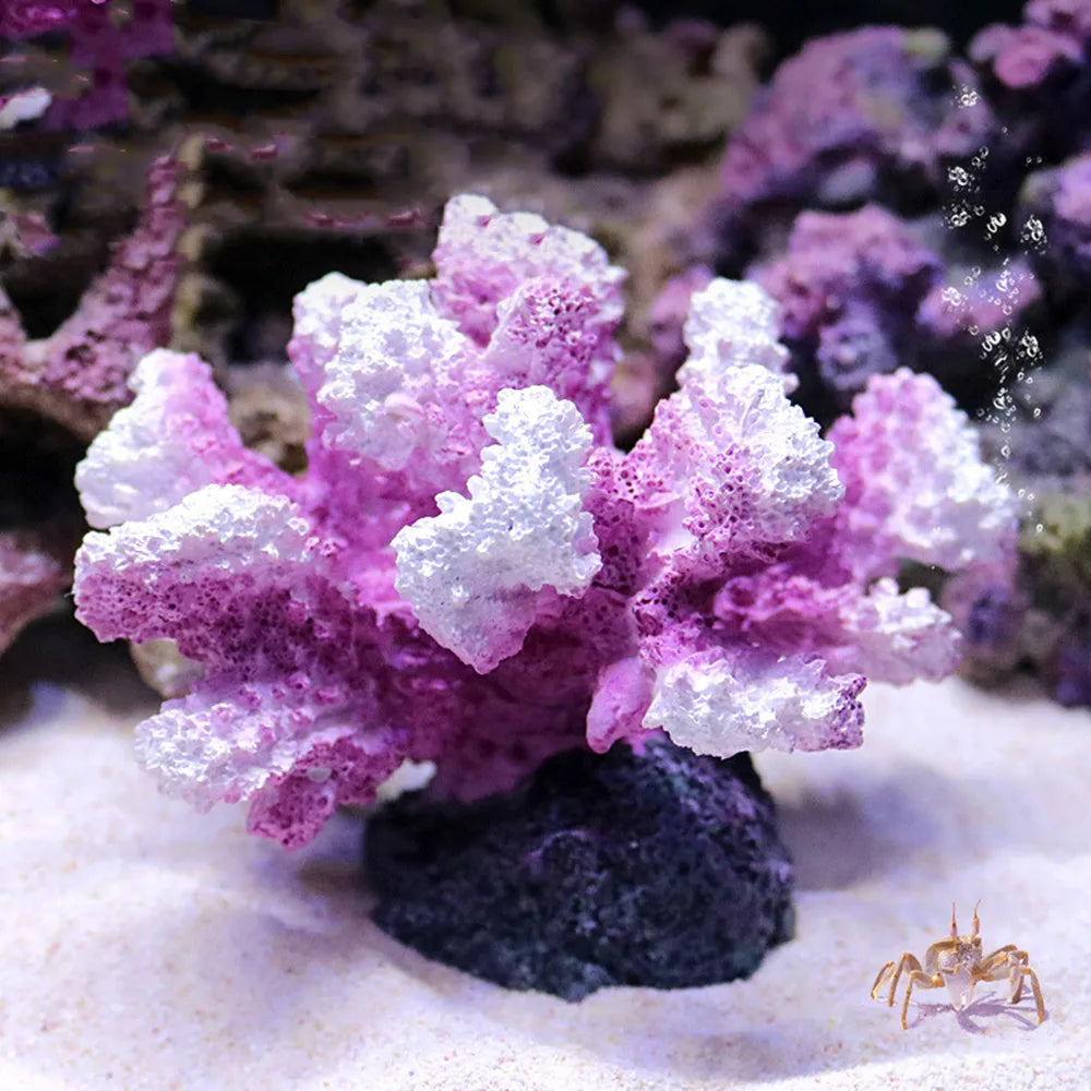 Resin Coral Reef Aquarium Ornaments Fish Tank – 9 Colors