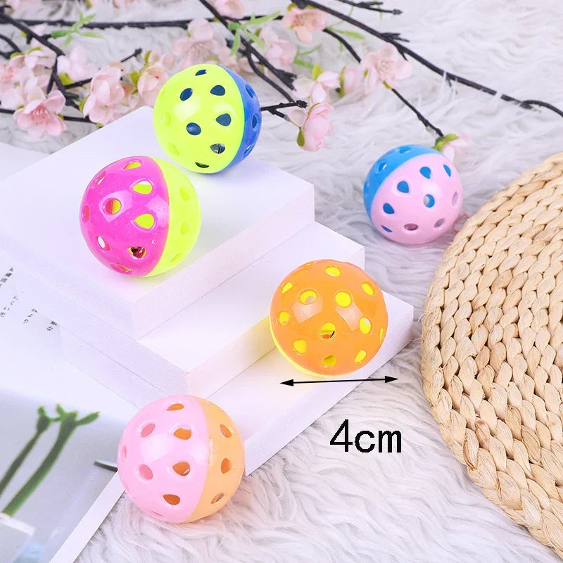 5pcs Cat Toy Plastic Artificial Colorful Cat - ProPawPet.com