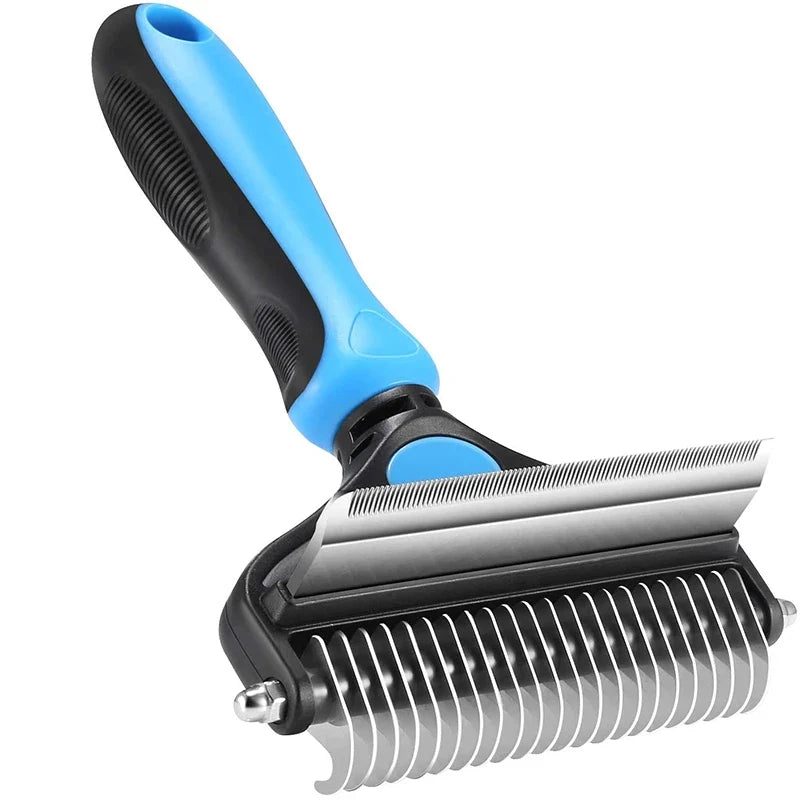 Benepaw Professional Dog Grooming Comb Rake 2 in 1 Safe Double Sided