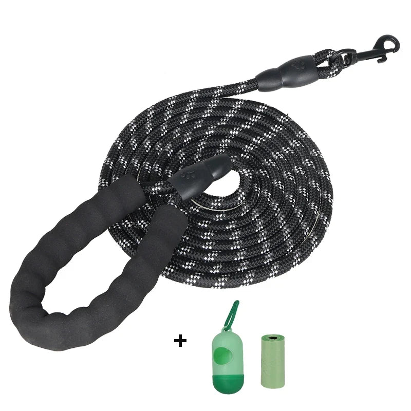 Pet Leashes Reflective Multi Color Round - ProPawPet.com