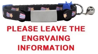 Adjustable Cat Collar Custom Personalized ID Free Engraving Dog – Cat Supplies