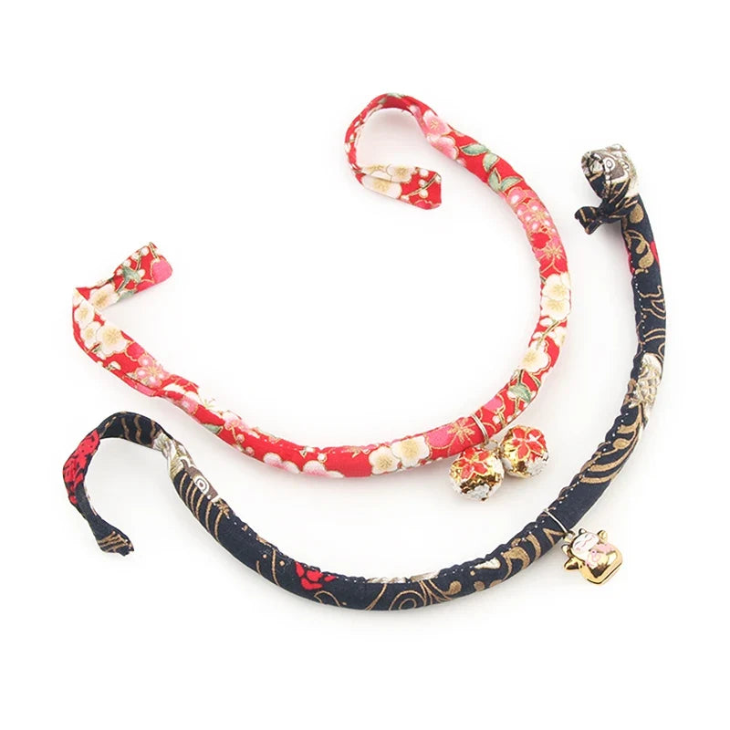 Sakura Japanese Cute Cat Collar With Bell - ProPawPet.com