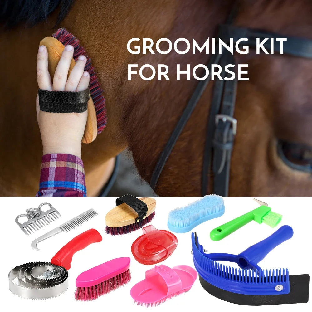 Horse Grooming Tool Set Cleaning Kit Horse - ProPawPet.com