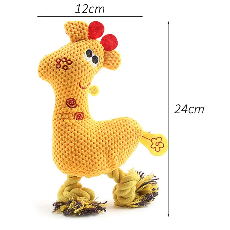 Plush Flamingo Pet Squeaky Toys for Small - ProPawPet.com