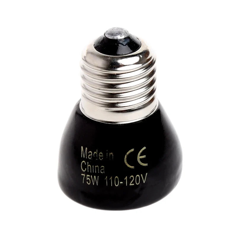 110-120v 25w 100w Far Infrared Ceramic Emitter Heating Light for Reptiles