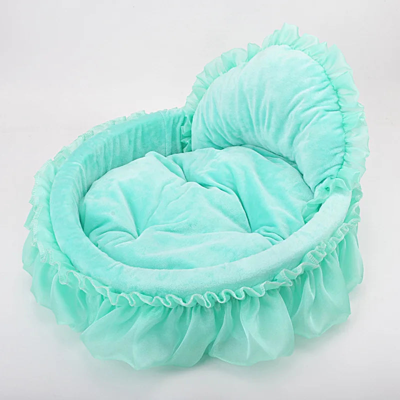 luxury princess Dog Bed Soft Sofa Pink Pets - ProPawPet.com