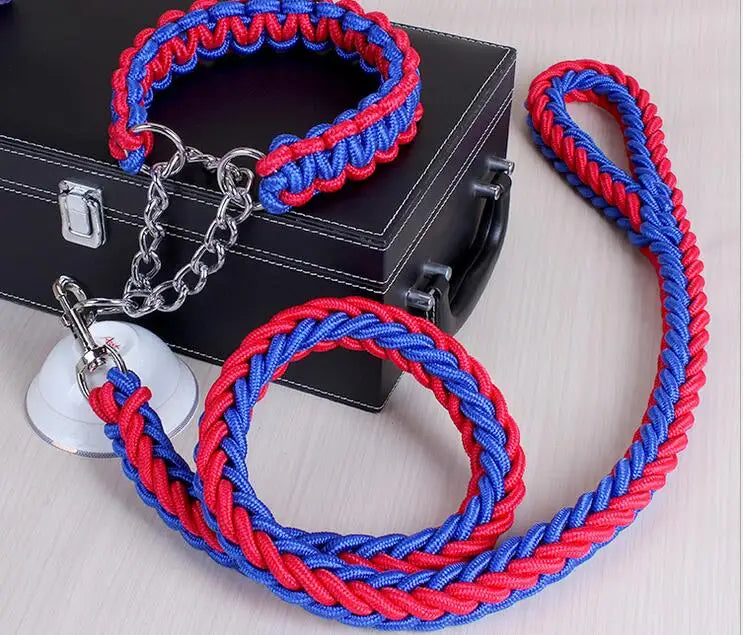 Double Strand Rope Large Dog Leashes Metal P - ProPawPet.com