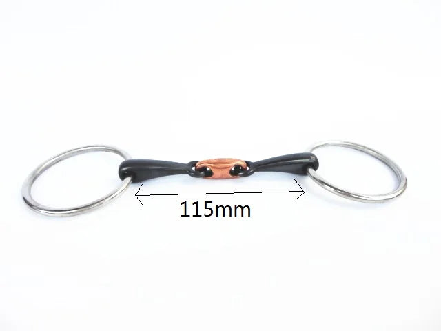 11.5cm Sweet Iron Mouthpiece Horse Bit Loose O Ring – 4 Colors