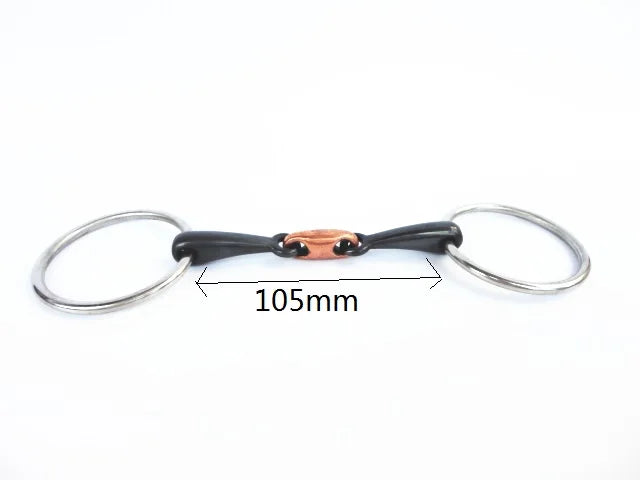 11.5cm Sweet Iron Mouthpiece Horse Bit Loose O Ring – 4 Colors