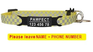 Cat Collar Custom Personalized ID Free - ProPawPet.com