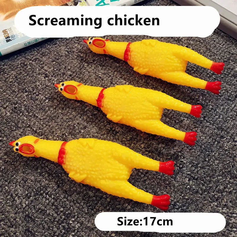 Rubber Squeak Toy for Dog Chew Bone – Dog Supplies