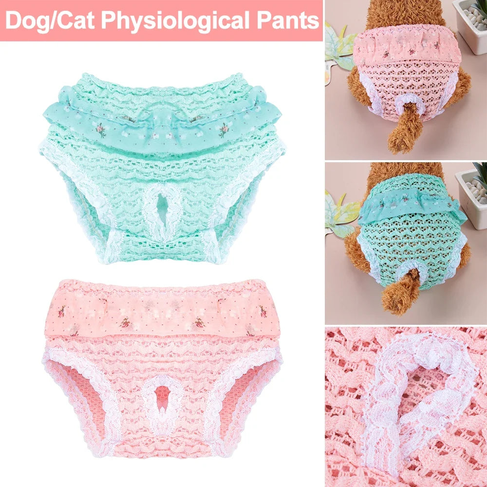 Chiffon Pet Physiological Pants Cute - ProPawPet.com