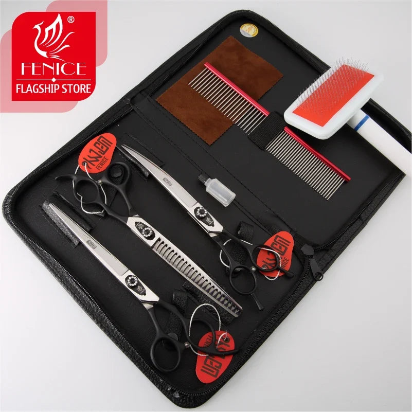 Fenice Dog Scissors Set Straight&Thinning&Cur - ProPawPet.com