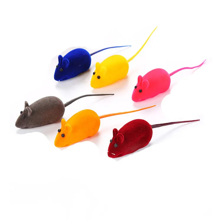 5pcs Cat Toy Plastic Artificial Colorful Cat - ProPawPet.com