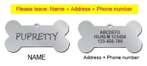 Pet ID Tag Personalized Free Engraved - ProPawPet.com