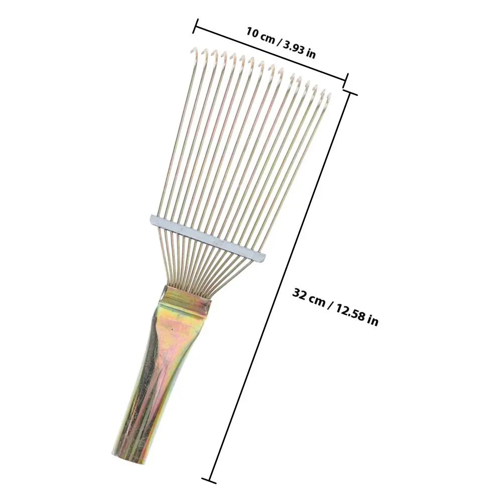 Metal Horse Hair Brush for Grooming Cattle Sheep Livestock – 2 Colors