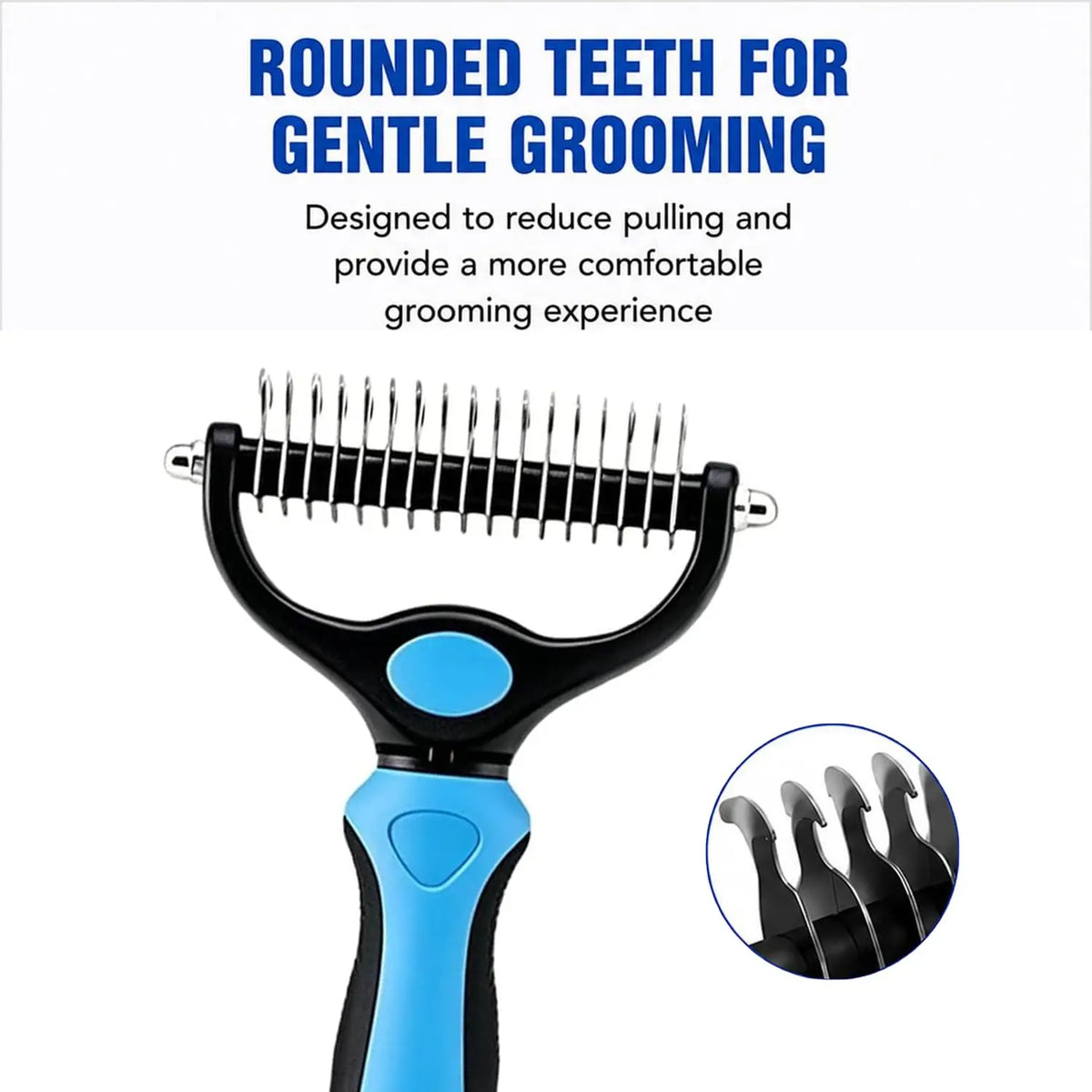 Pet hair removal comb, 2-in-1 double-sided - ProPawPet.com