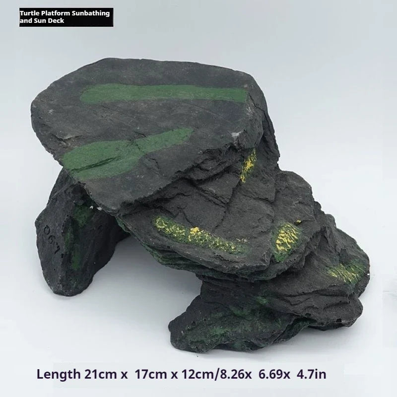 Turtle Platform Rectangular Aquarium Fish - ProPawPet.com