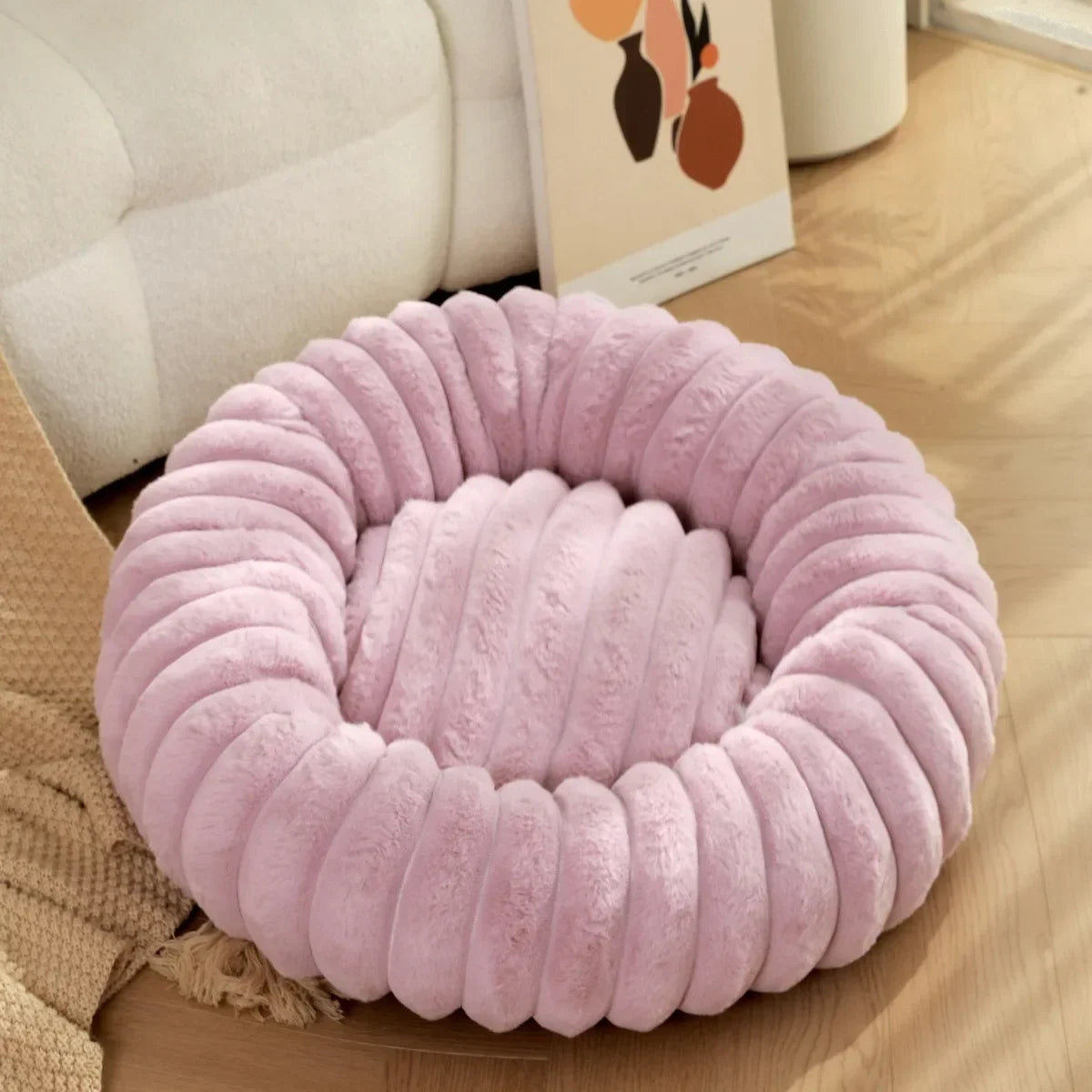 40-70cm Round Pet Bed for Dog Bed Super Soft - ProPawPet.com