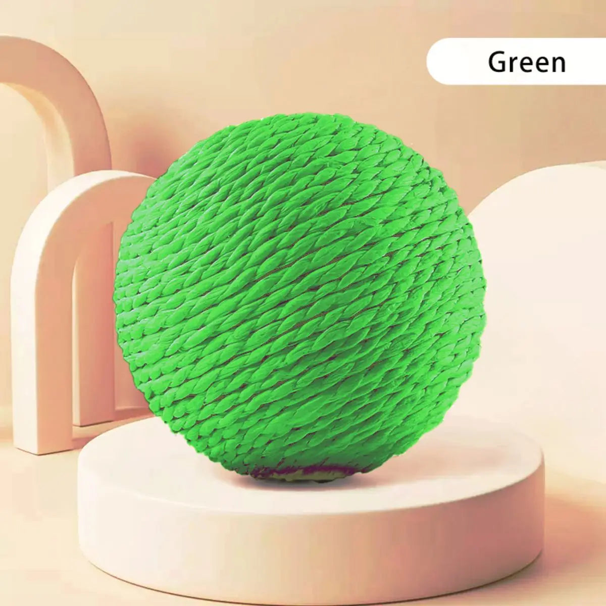 10cm Interactive Sisal Cat Scratching Ball – Cat Supplies