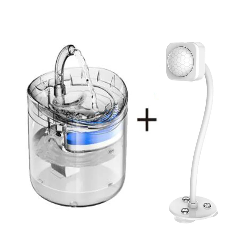 Automatic Cat & Dog Water 2l Fountain with Faucet Dispenser – 7 Colors