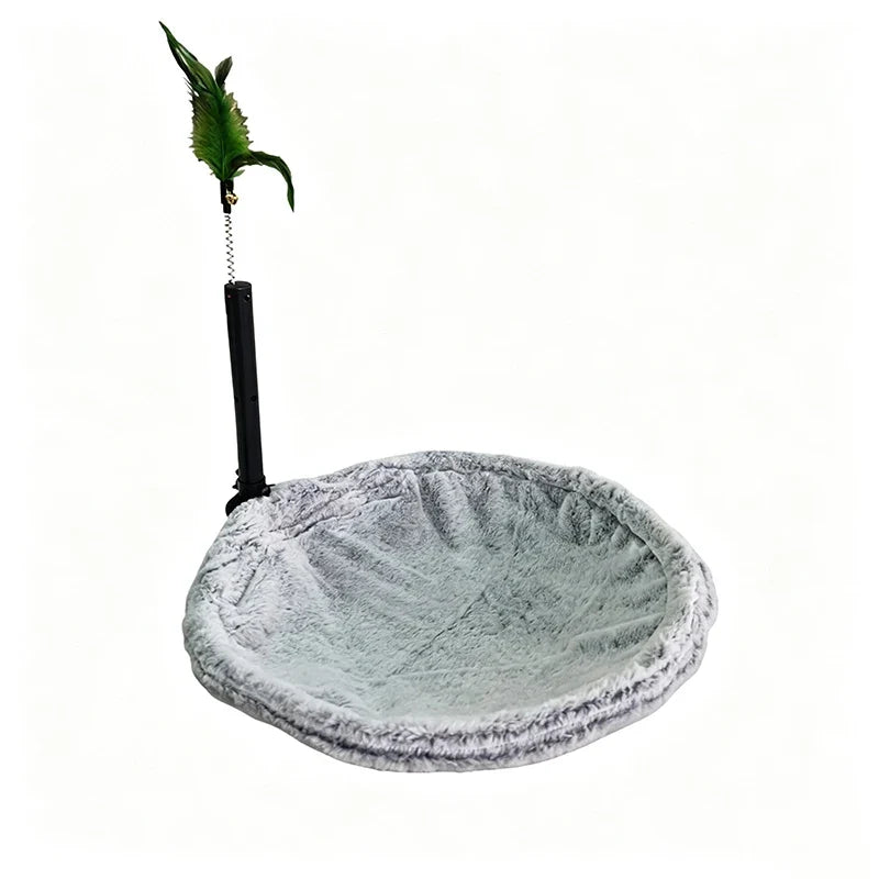 Cozy Cat Companion Desk Hammock‑Soft Plush - ProPawPet.com