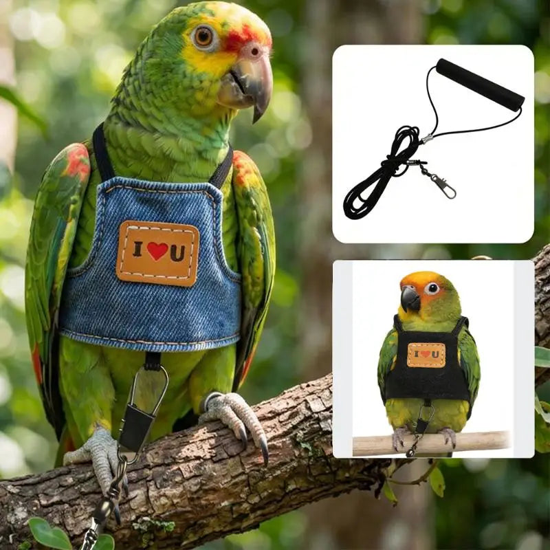 Cowboy Parrot Flying Harness Comfortable - ProPawPet.com