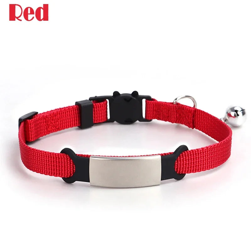 Personalized Cat Collar with Bell Safety - ProPawPet.com