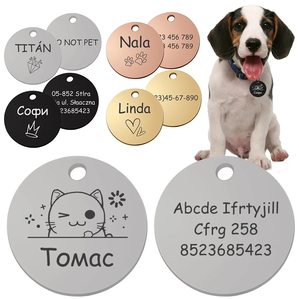 Personalized Pet Cat Dog Name Collar - ProPawPet.com
