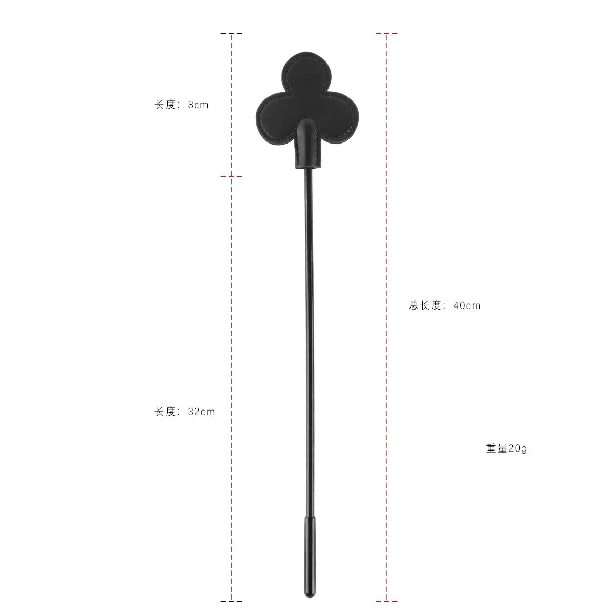 40cm Resin Handle PU Leather Riding Paddles - ProPawPet.com
