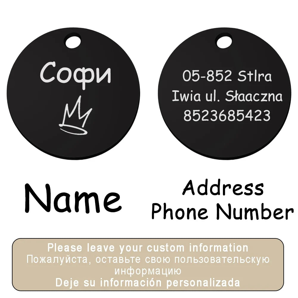 Personalized Pet Cat Dog Name Collar - ProPawPet.com