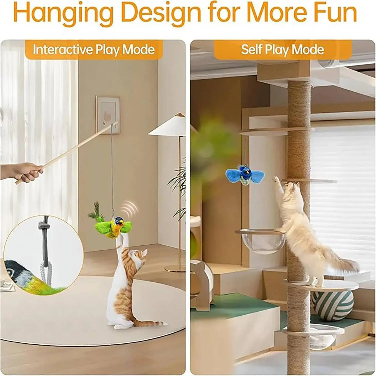 Indoor Interactive Birds Toy for Cat Chasing - ProPawPet.com