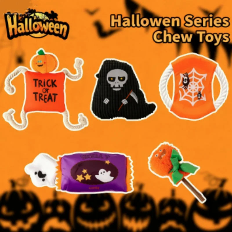 Halloween Plush Dog Toy With Squeaker Bite - ProPawPet.com