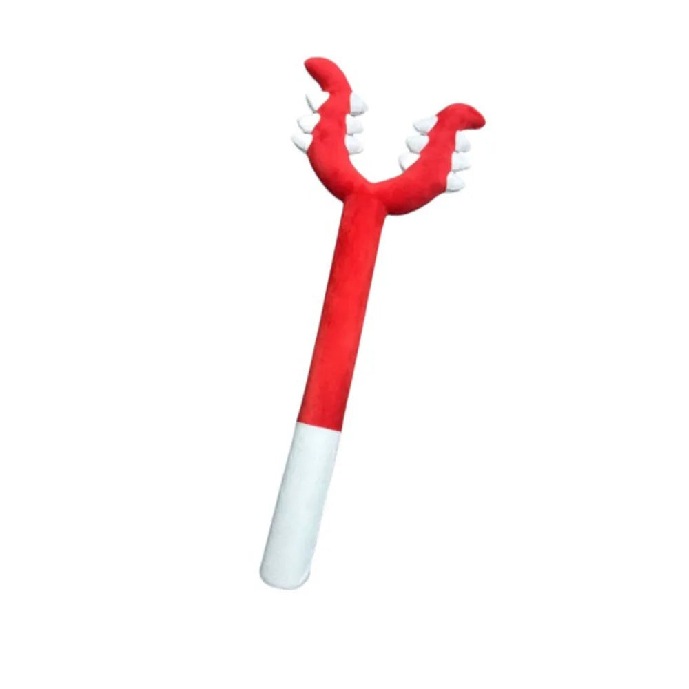 Interactive Anime Wand Plaything Plush Cat Teaser Long Fork Shape Funny Stick