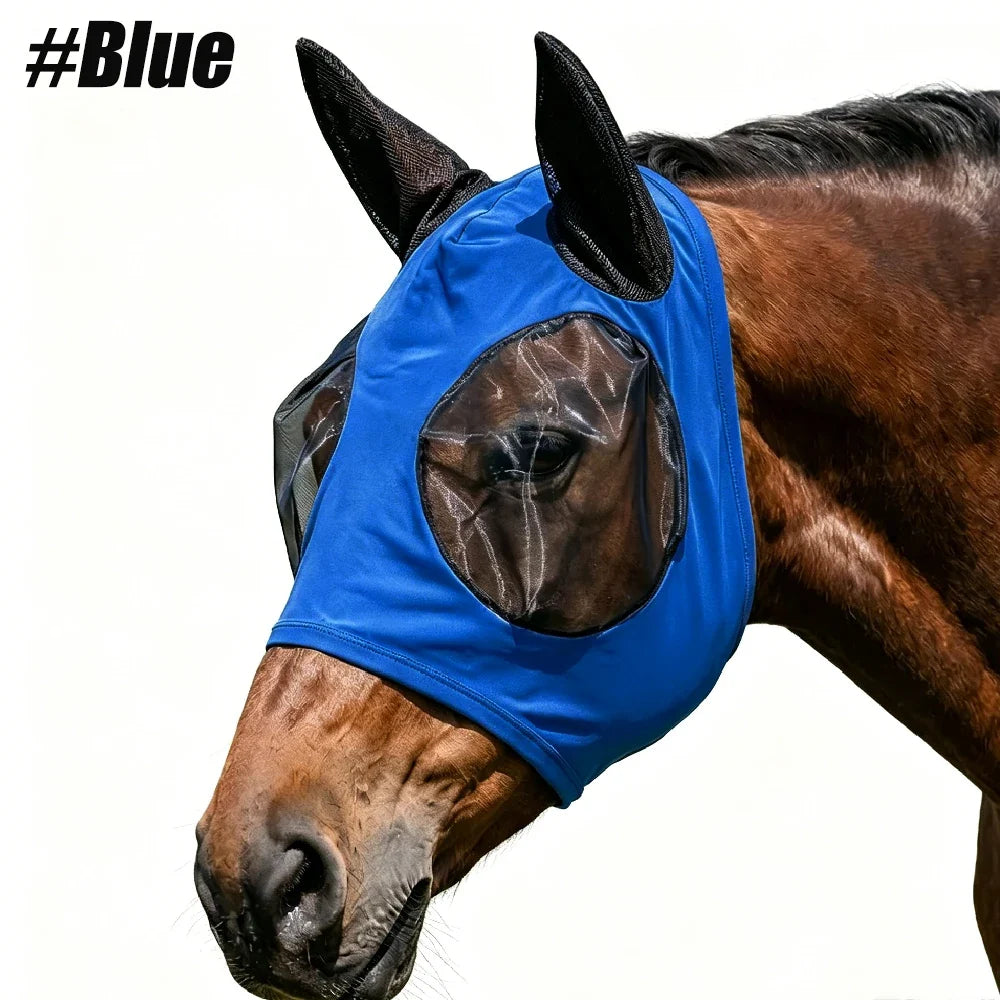 Breathable Anti-mosquito Horse Hood, Multi-size