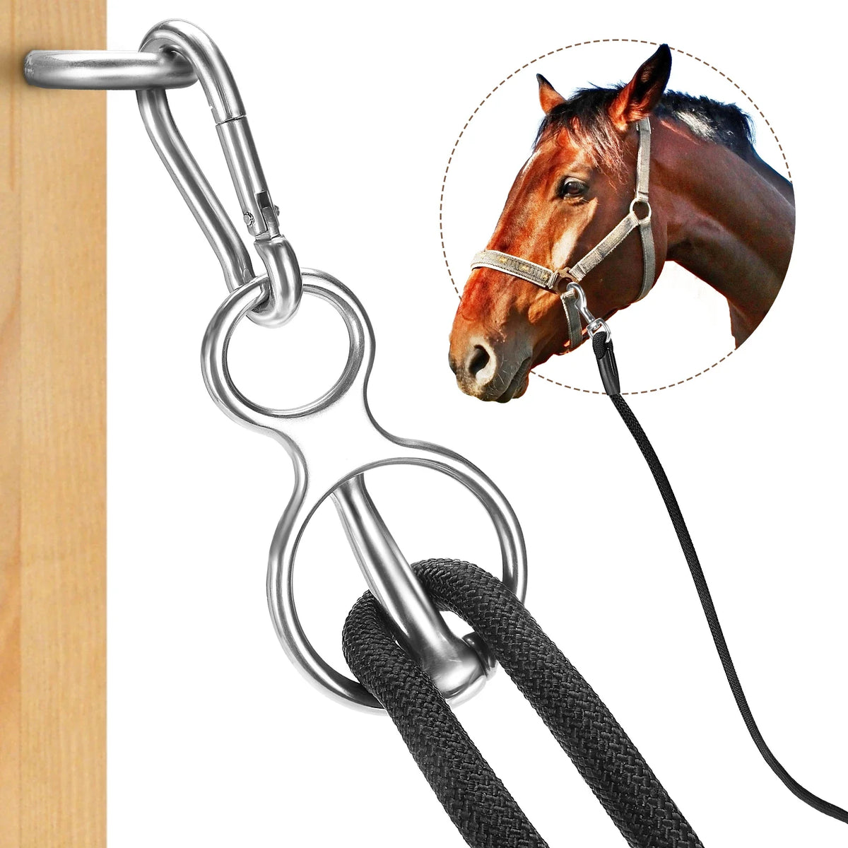 2Pcs Safe Horse Accessories with Eye Bolt - ProPawPet.com