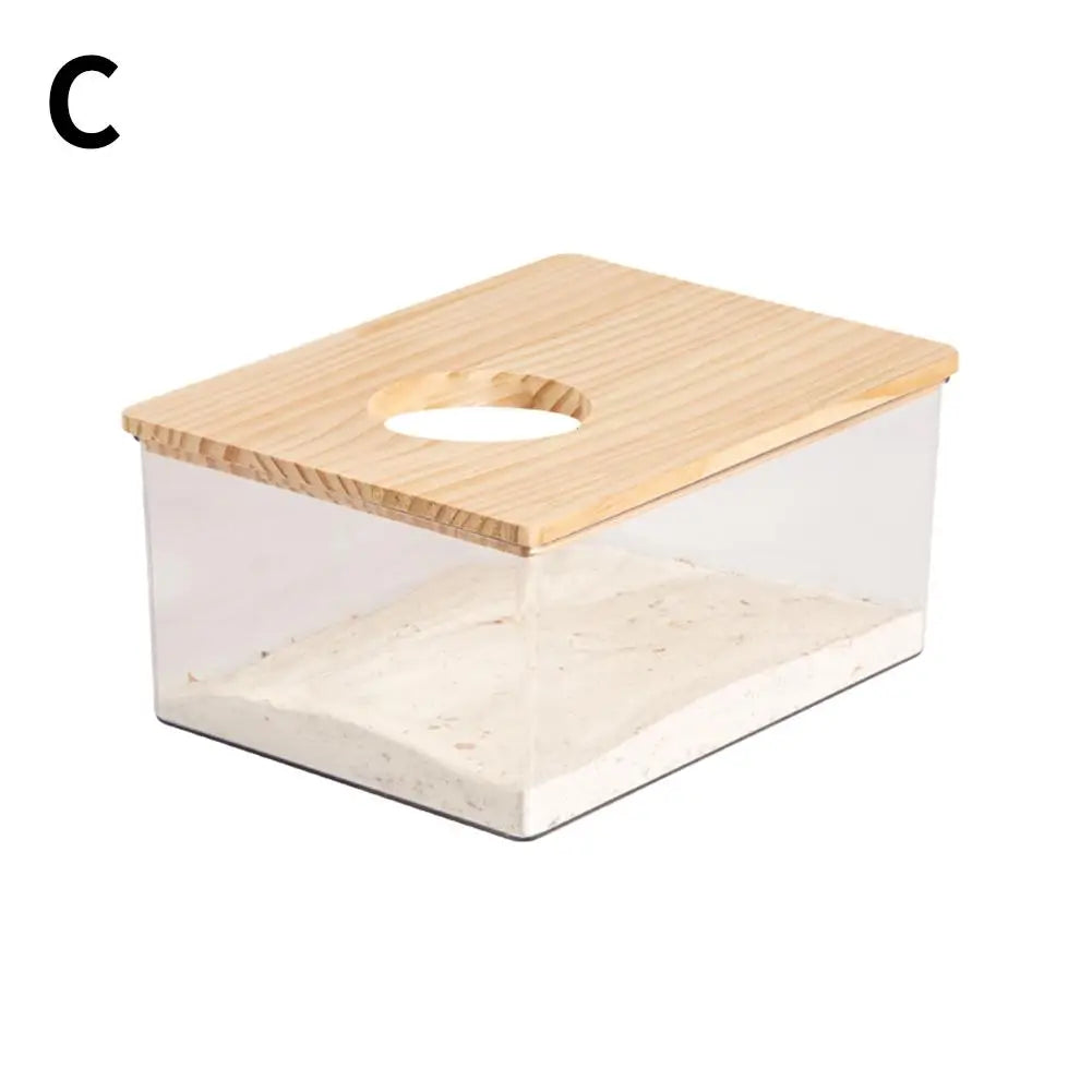 Acrylic Fully Transparent Large Pet Hamster Golden Bear Sand – 5 Colors