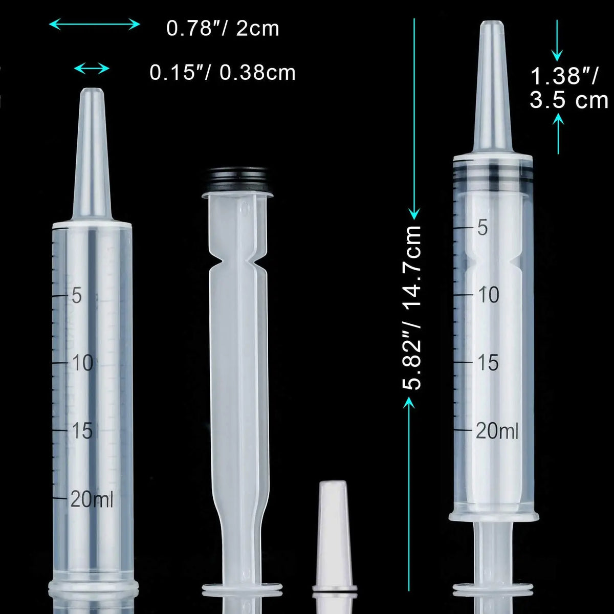 5 10 20 30 Without Needle!20ml Plastic - ProPawPet.com