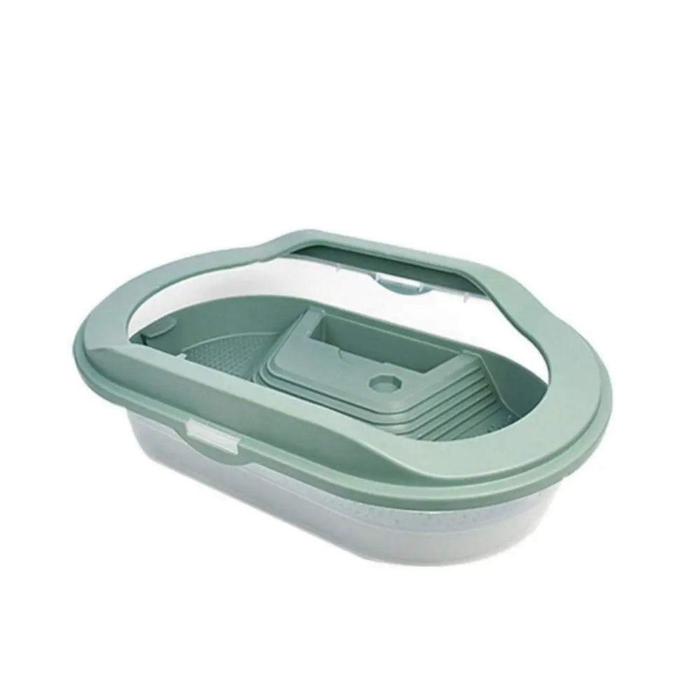 Plastic Turtle Tank Container Reptile Swim Detachable Home – 3 Colors
