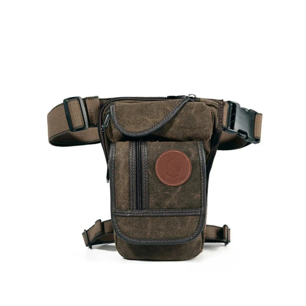 Portable Horse Riding Leg Pouch Canvas Nylon Equestrian Waist – 2 Colors