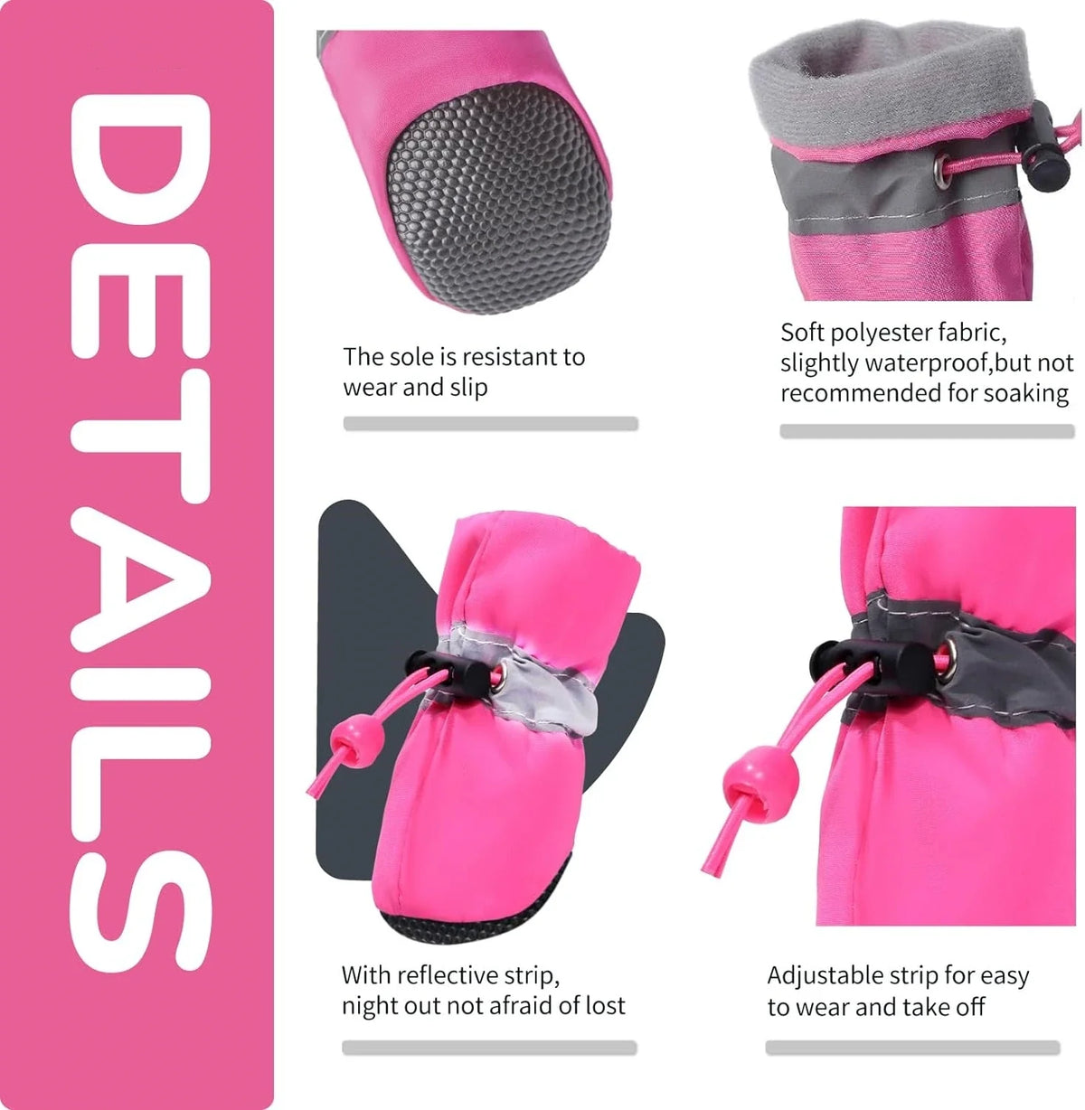 Dog Shoes Boots & Paw Protector, Anti-Slip - ProPawPet.com