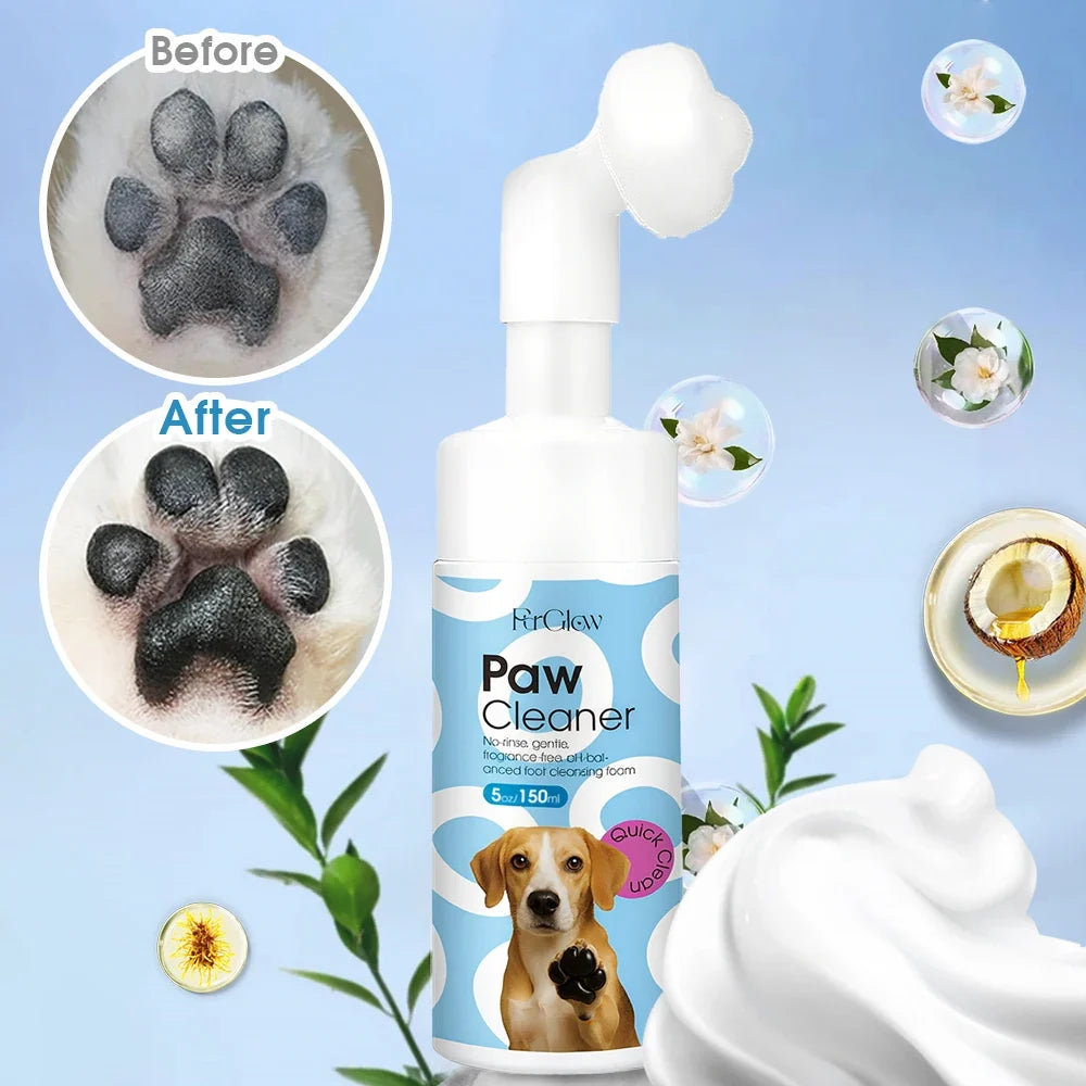 No-Rinse Pet Paw Cleaning Foam, Comes with a - ProPawPet.com